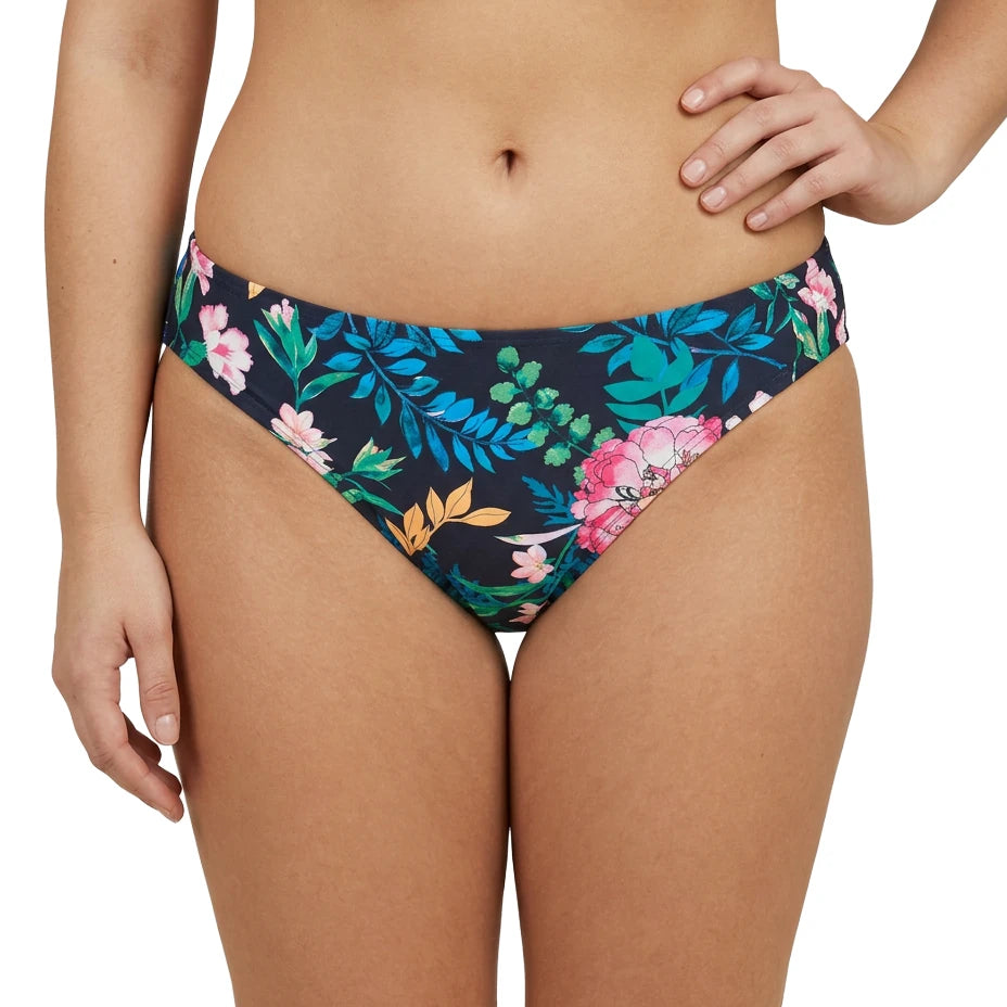 Floral bikini bottom on a white background