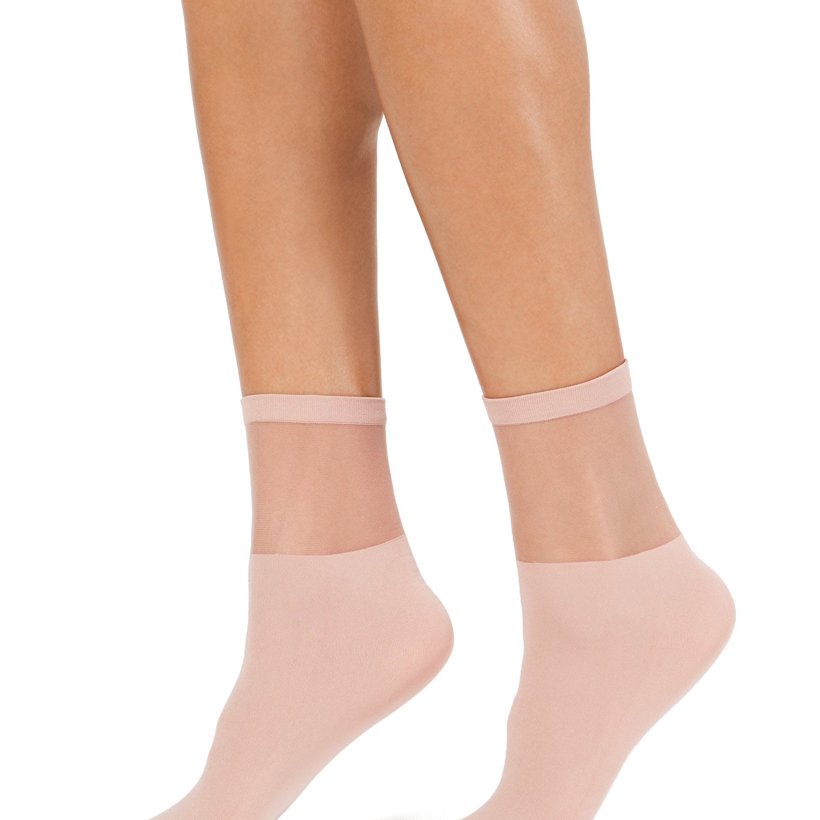 INC International Concepts Women Sheer Ankle Socks Pink