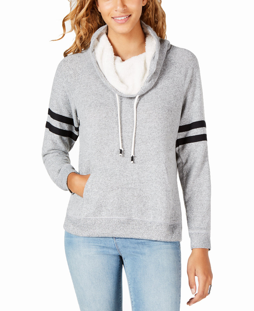 Ultra Flirt Fleece Lined Sweatshirt Grey