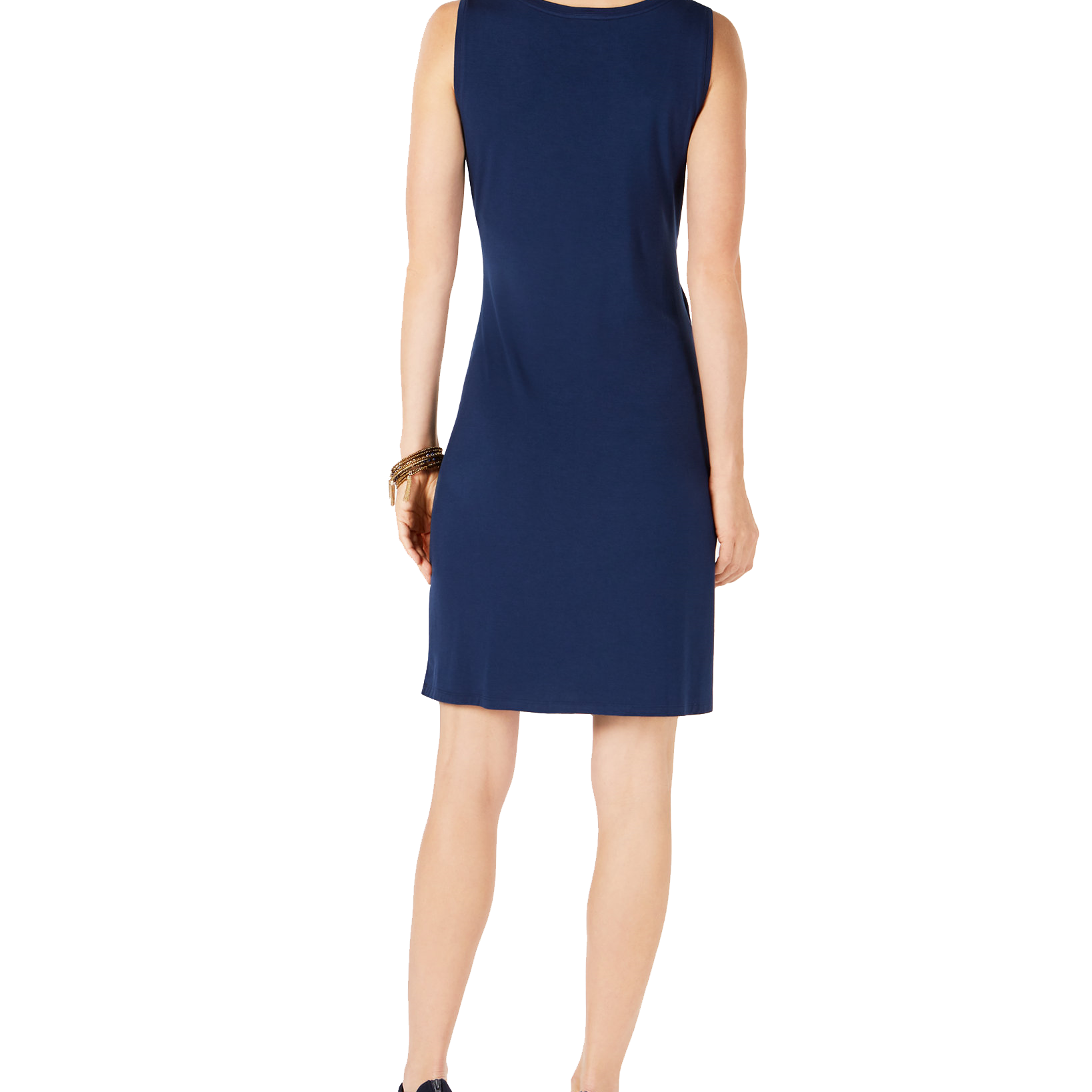 Style & Co Women Sleeveless Tie Front Dress