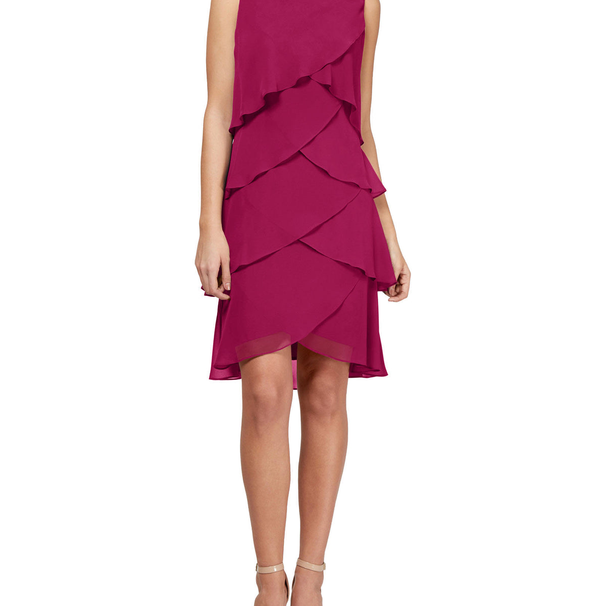 sl fashions tiered chiffon dress Women's – Online Warehouse Sale A tulip nyla_collection_220219201_position_19 Elegant Mermaid V Neck Select Boots Size:42