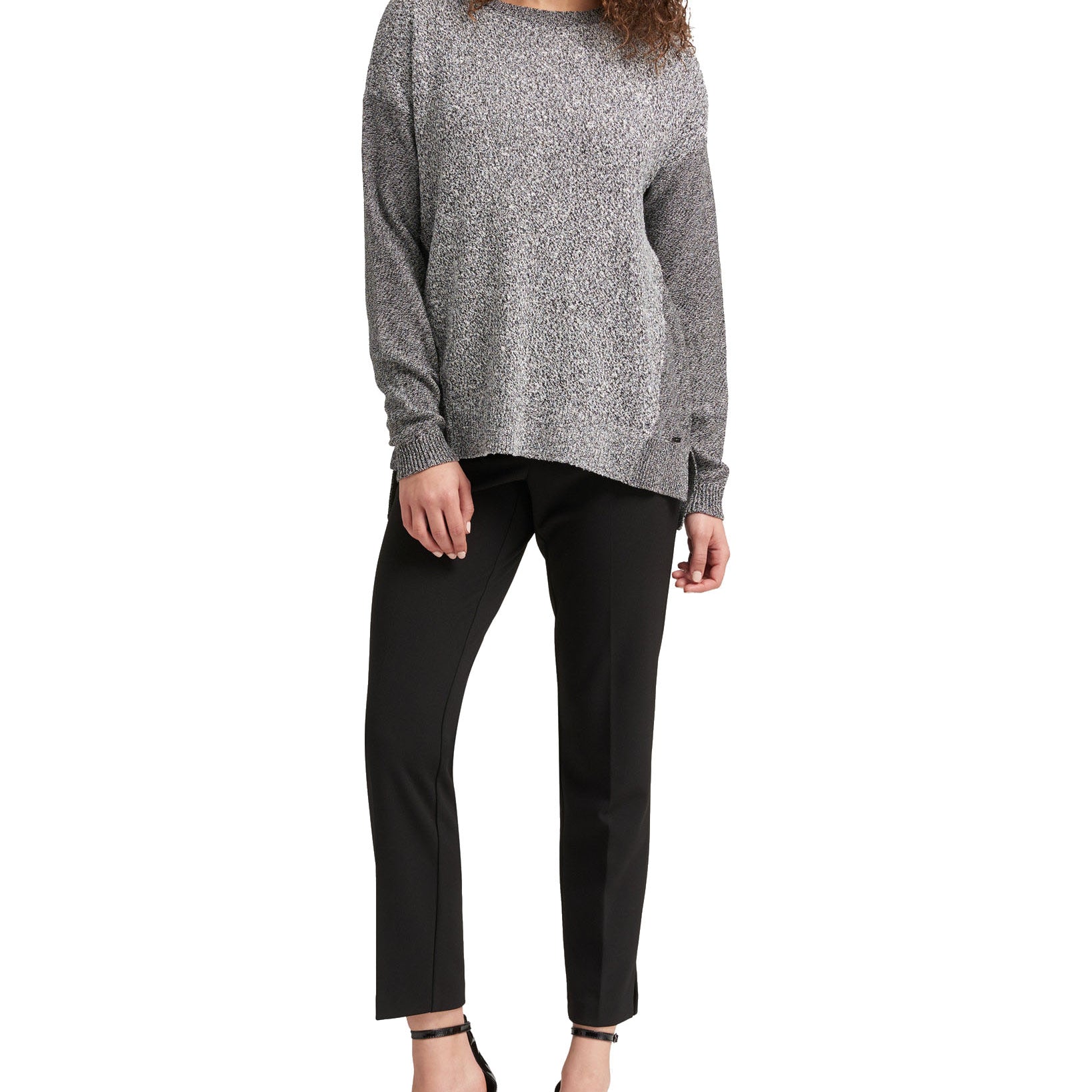 DKNY Women Step Hem Sweater