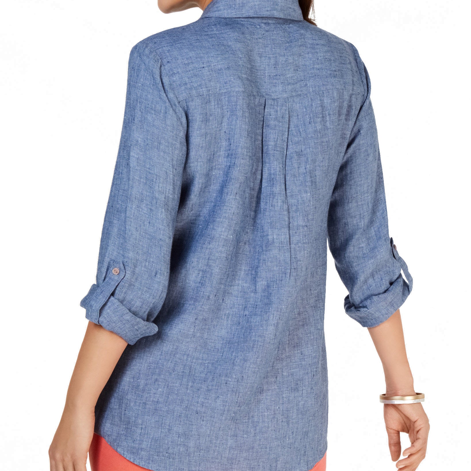 Charter Club Women Linen Shirt