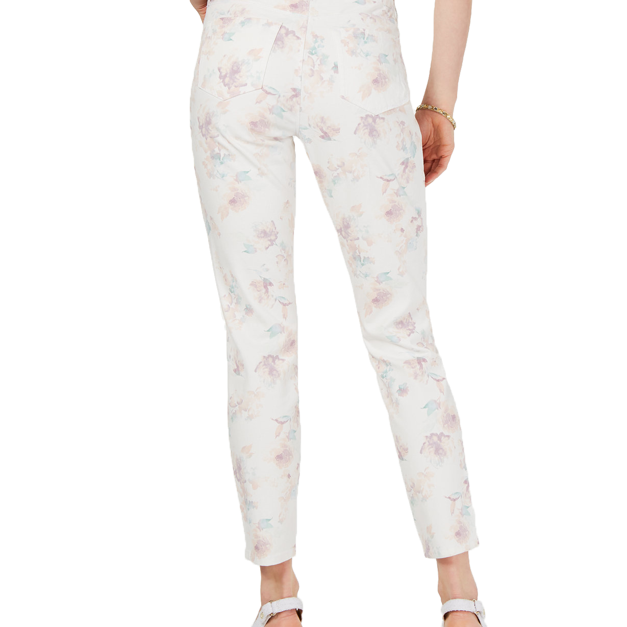 Style & Co Women Floral Print Skinny Jeans