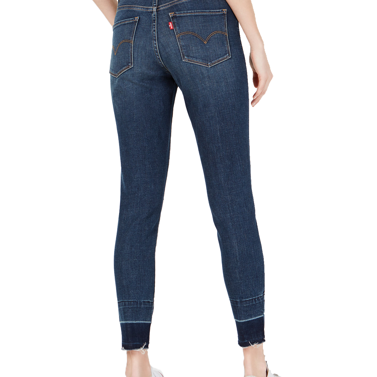 Levis Women 311 Ripped Skinny Ankle Jeans