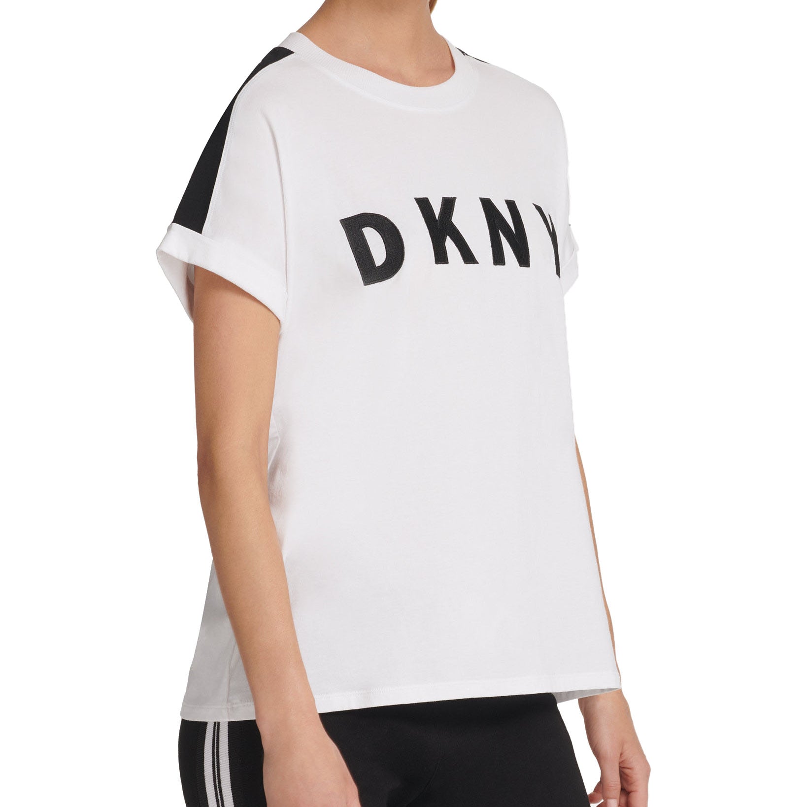 DKNY Women Sport Logo T Shirt White