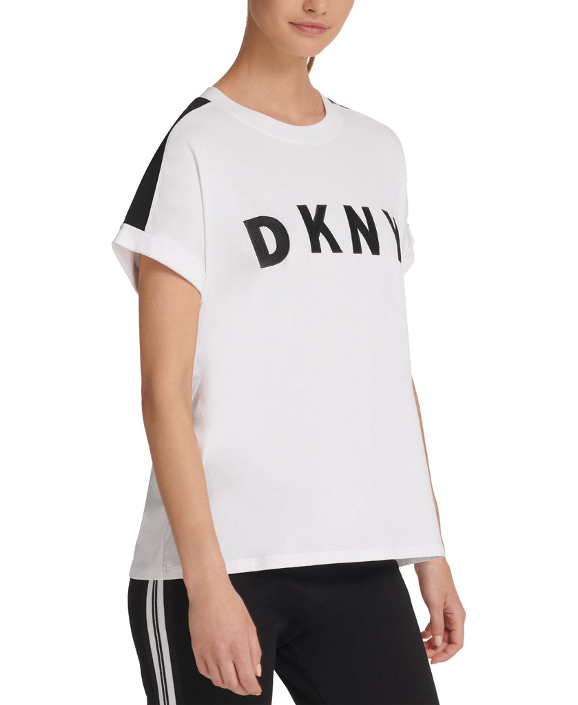 DKNY Women Sport Logo T Shirt White