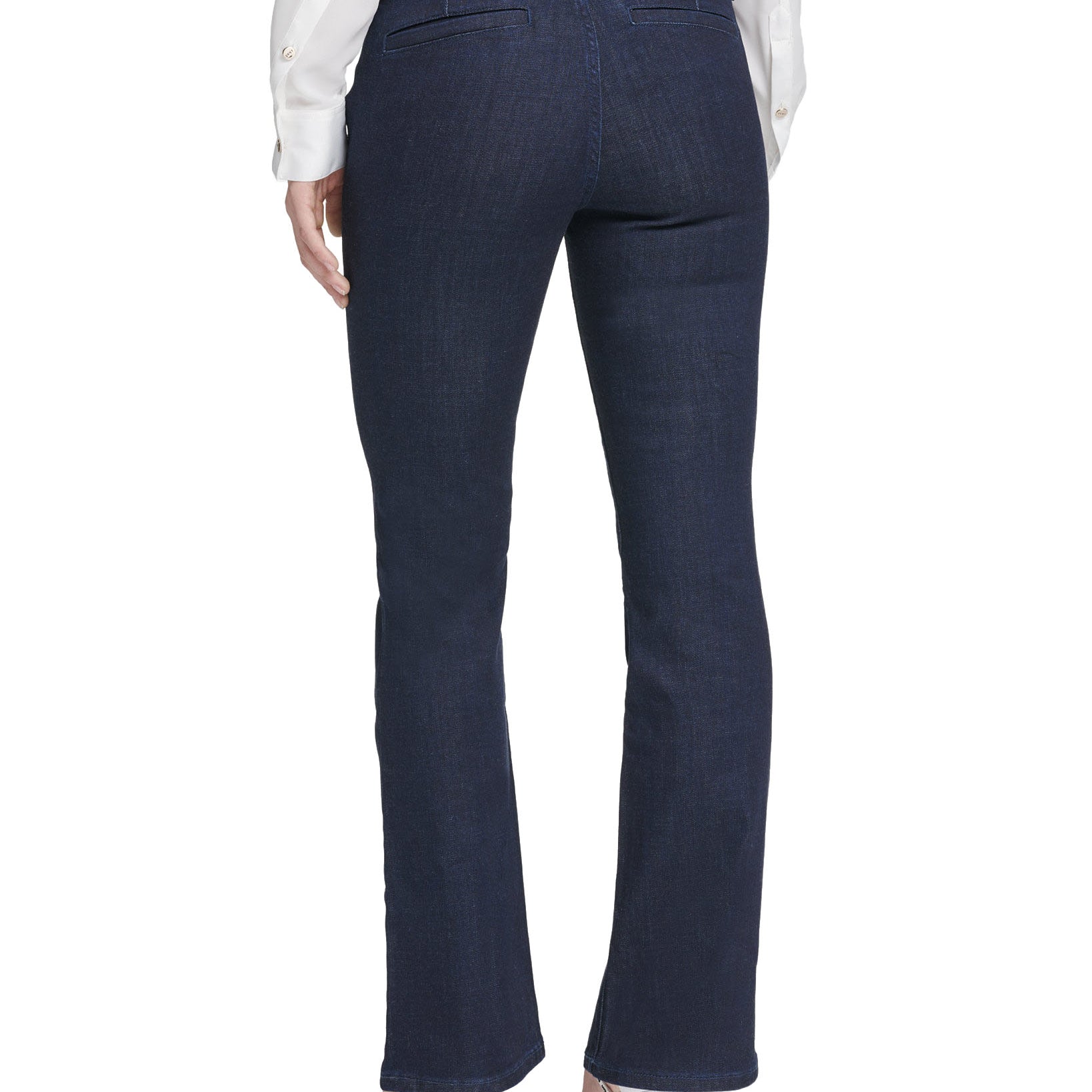 DKNY Women Wide Leg Denim Trousers
