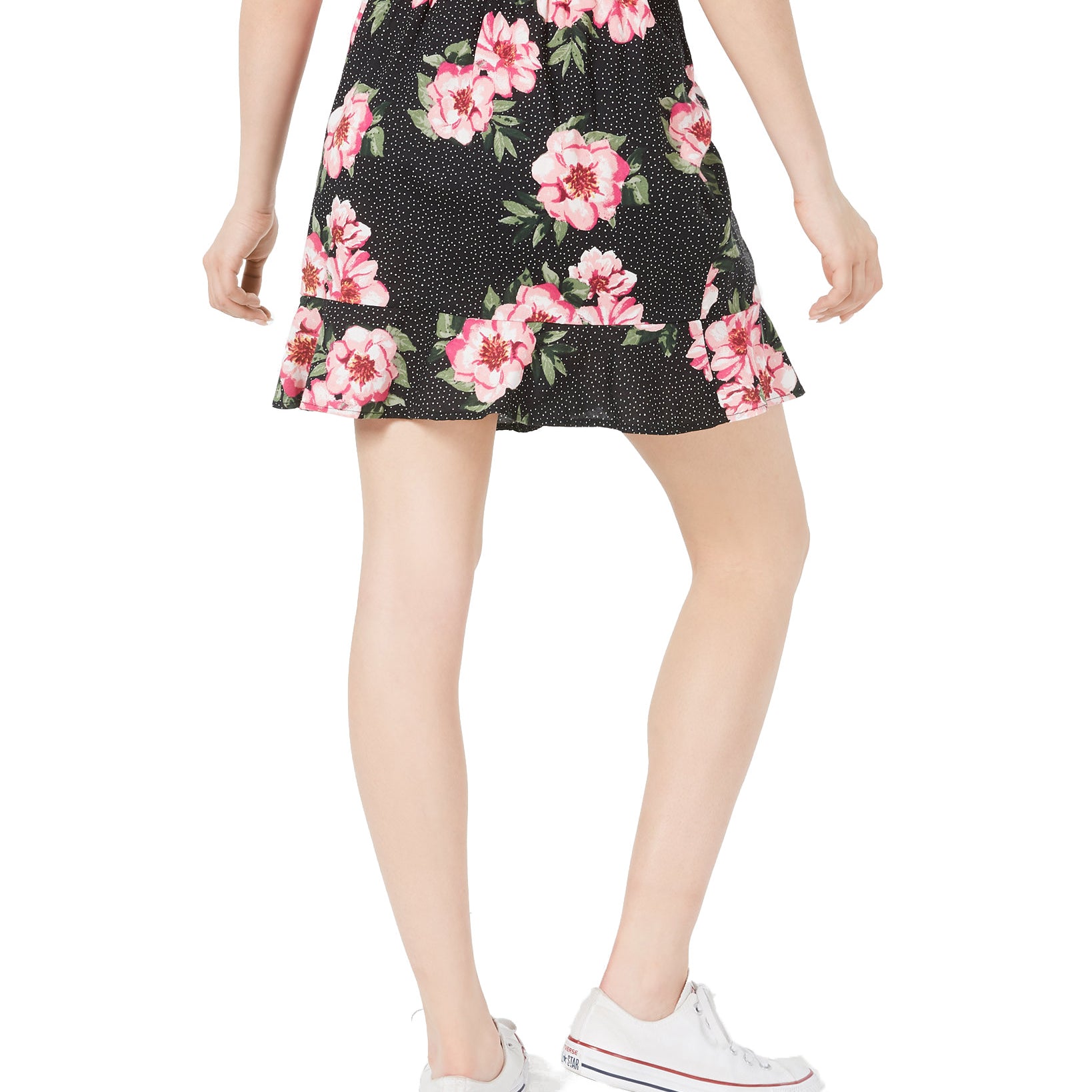 Planet Gold Juniors Printed Wrap Skirt