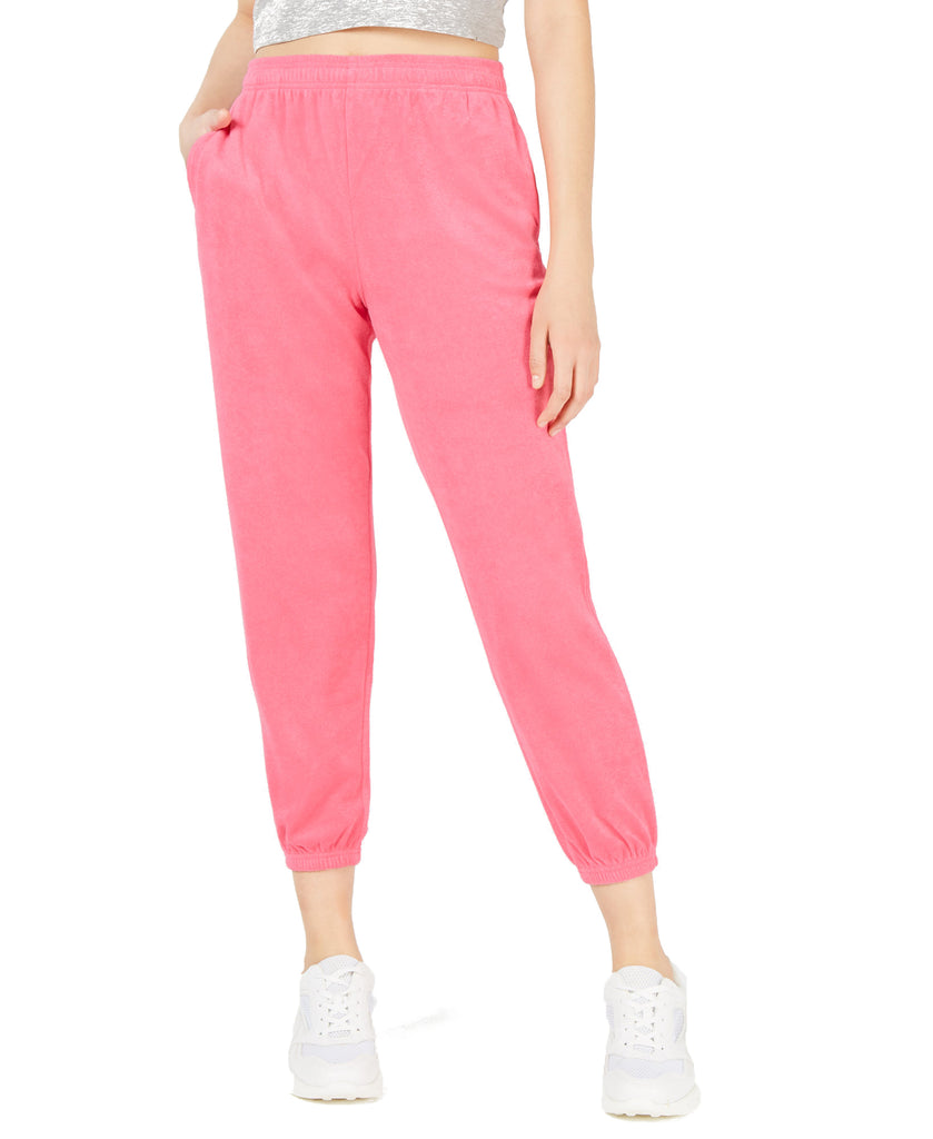 Juicy Couture Women Terry Jogger Pants Lotus Flower