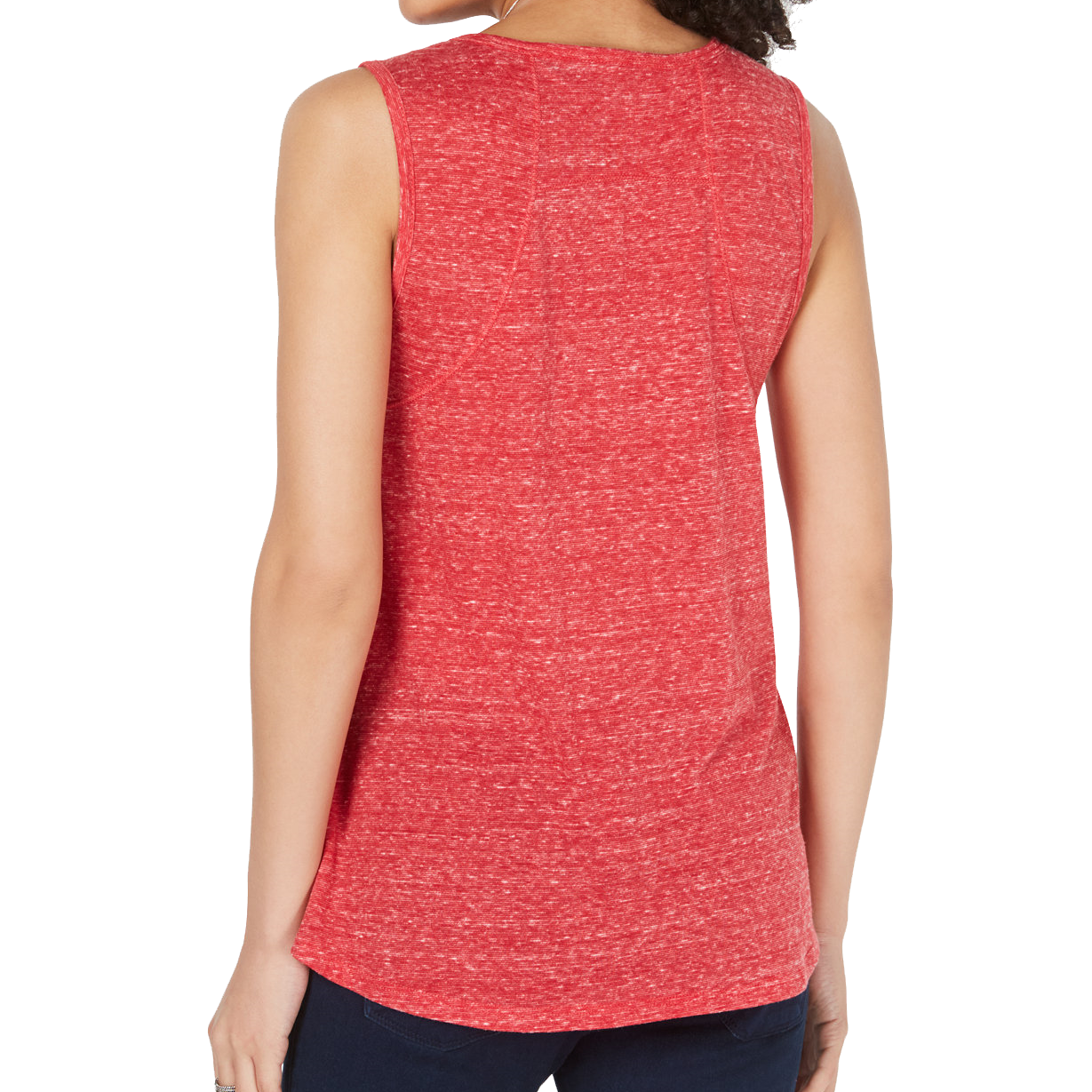 Style & Co Women Petite Firework Graphic Print Tank Top