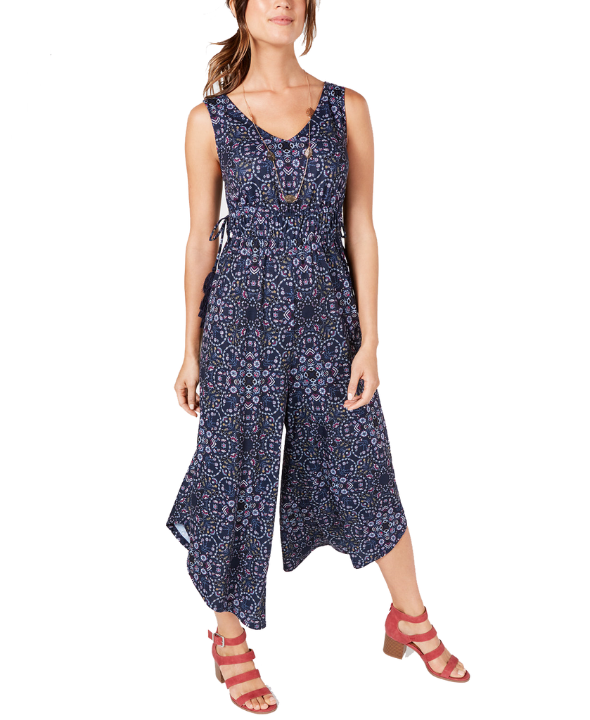 Style & Co Women Petite Printed Jumpsuit