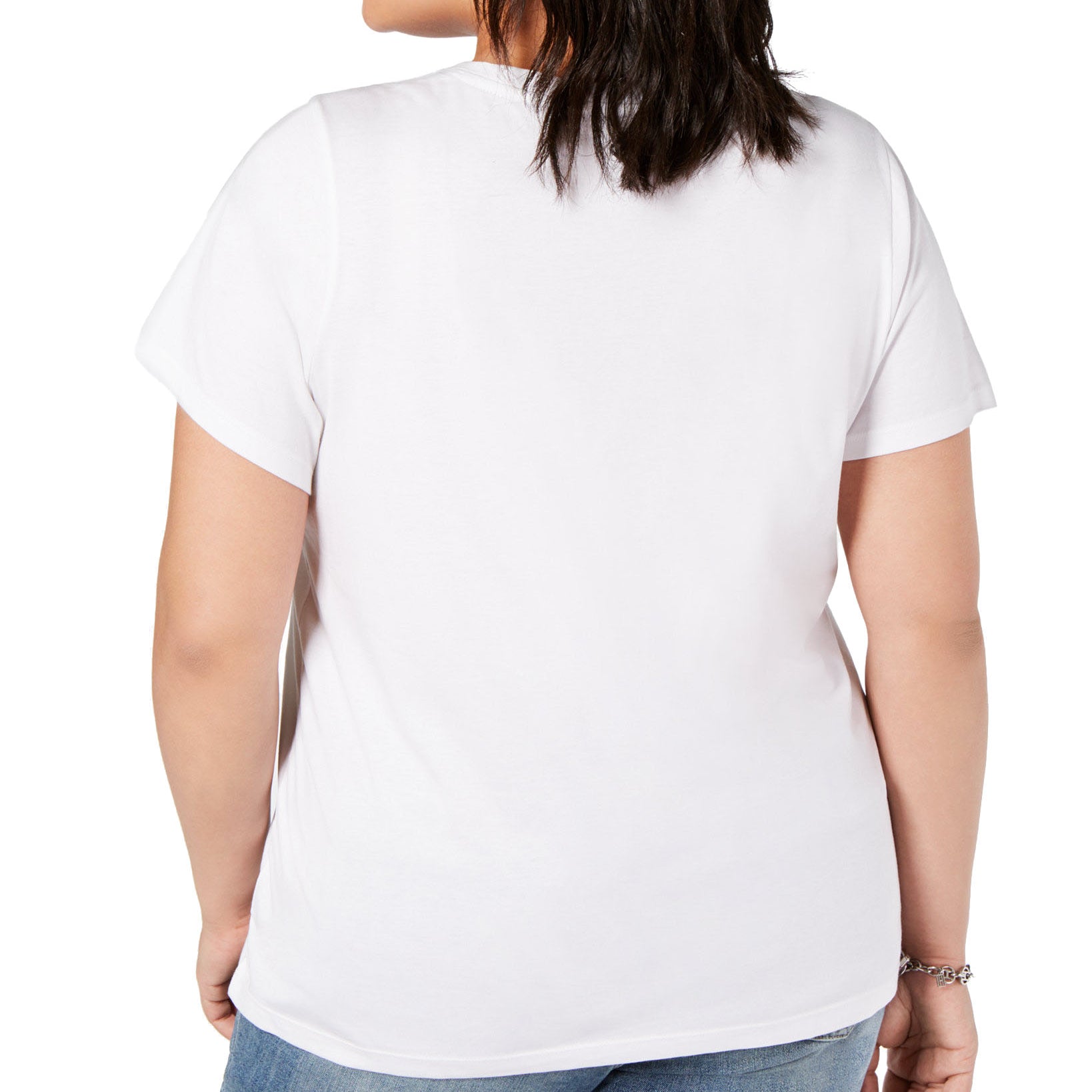 Tommy Hilfiger Women Plus Cotton Eyelet Pocket Top