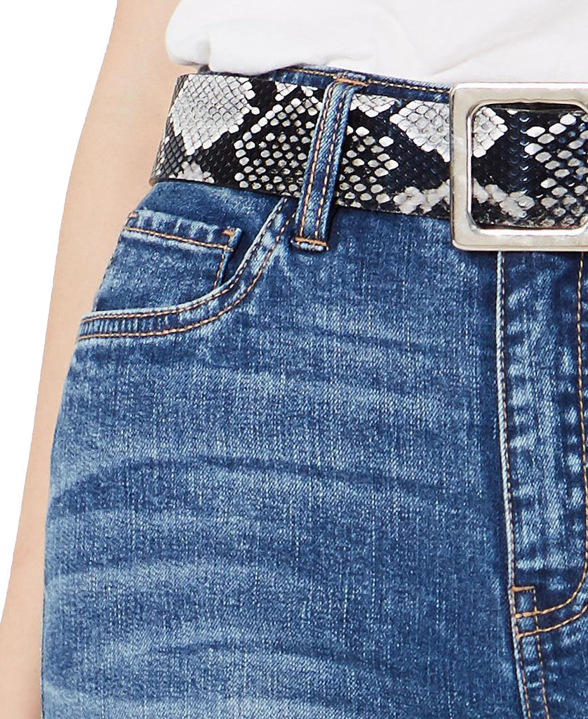 Dollhouse Women Ripped Skinny Jeans With Belt