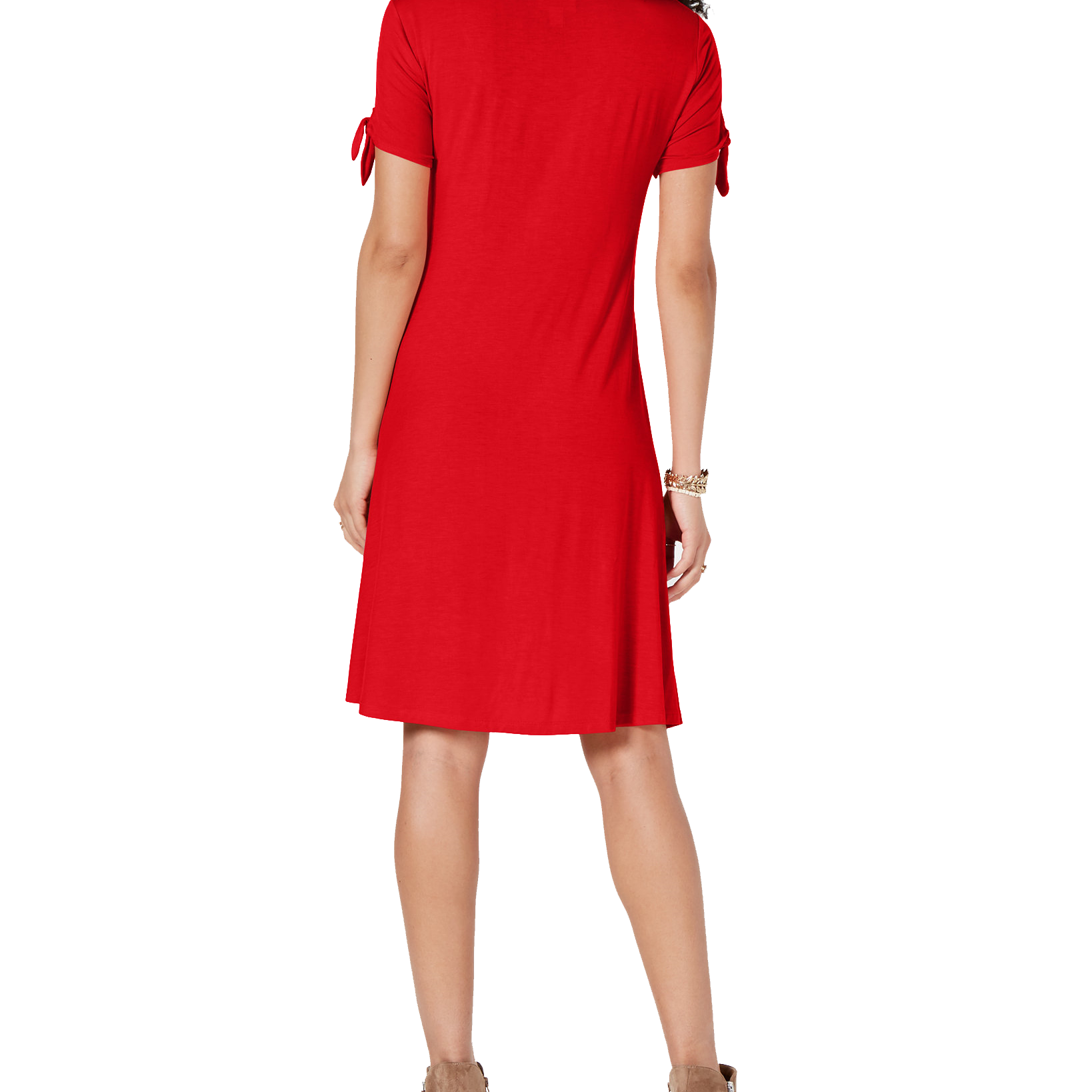 Style & Co Tie Sleeve Dress