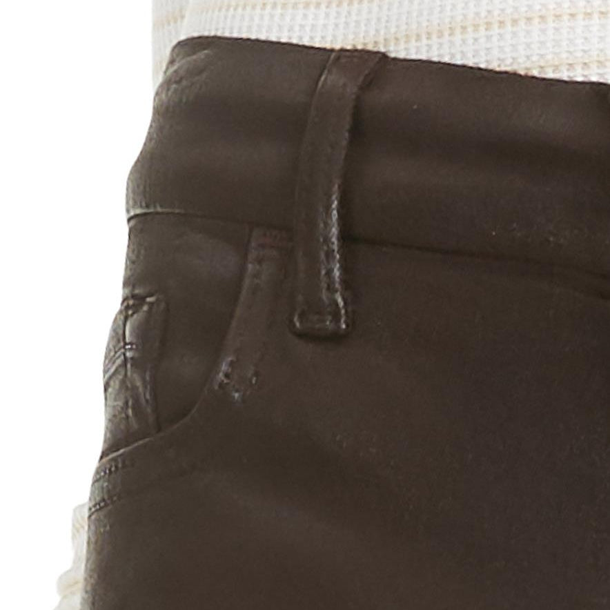 Jen7 Women Coated High Rise Ankle Skinny Jeans