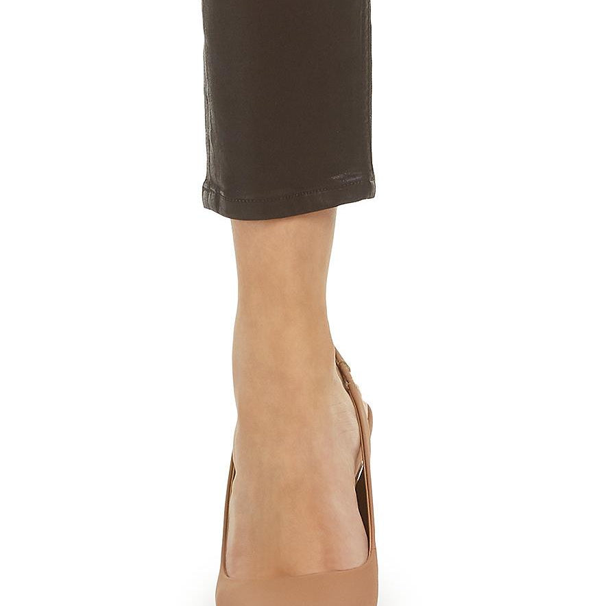 Jen7 Women Coated High Rise Ankle Skinny Jeans