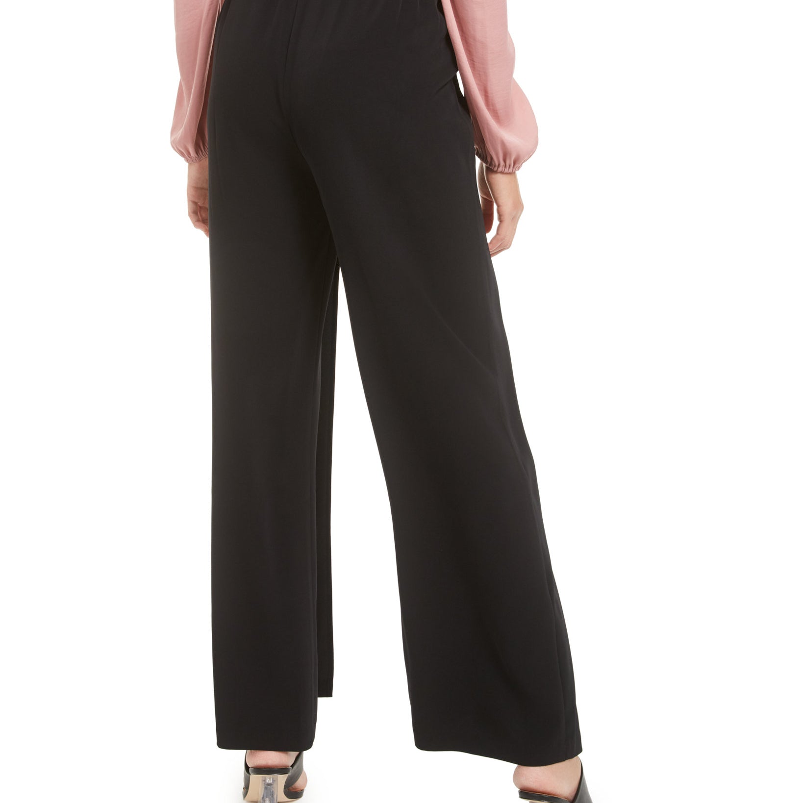 Bar III Women Wide Leg Tie Front Pants