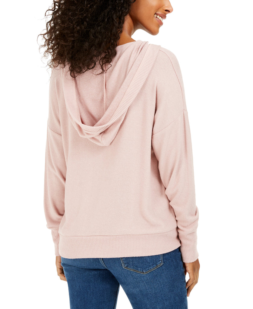 Hippie Rose Women Cozy Lace Up Hoodie