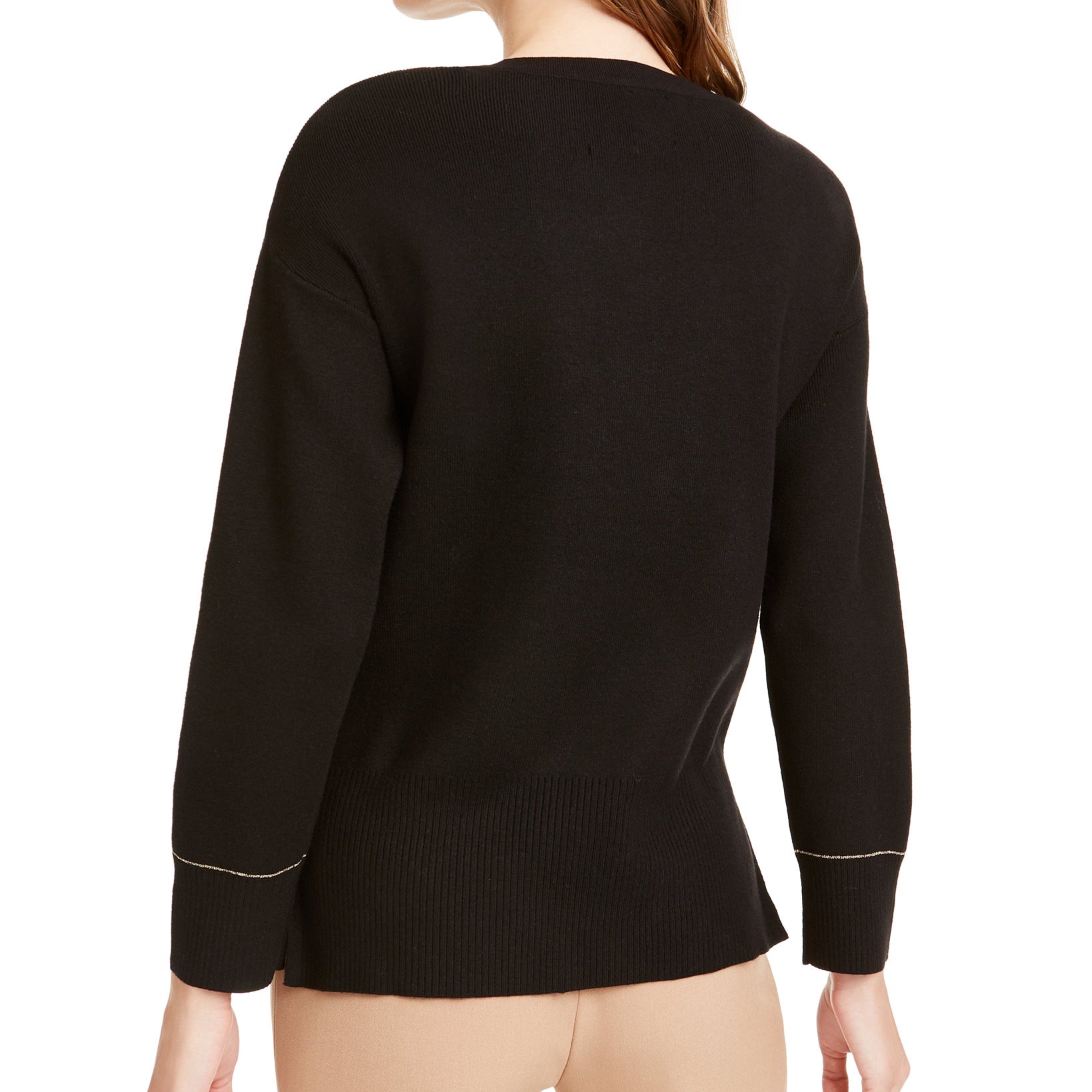 Anne Klein Women Lurex Shimmer Sweater