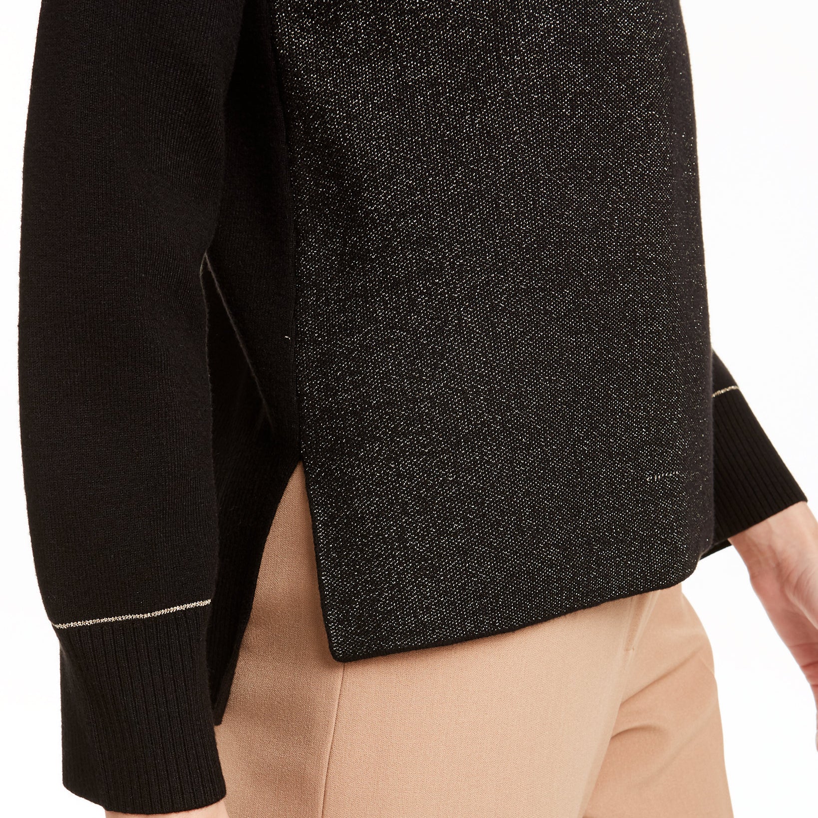 Anne Klein Women Lurex Shimmer Sweater
