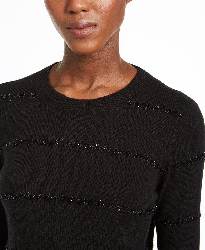MICHAEL Michael Kors Women Tinsel Striped Sweater
