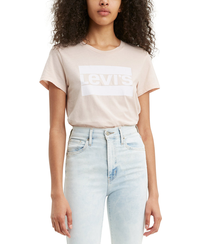 Levis Women Perfect Cotton T Shirt Blush Peach