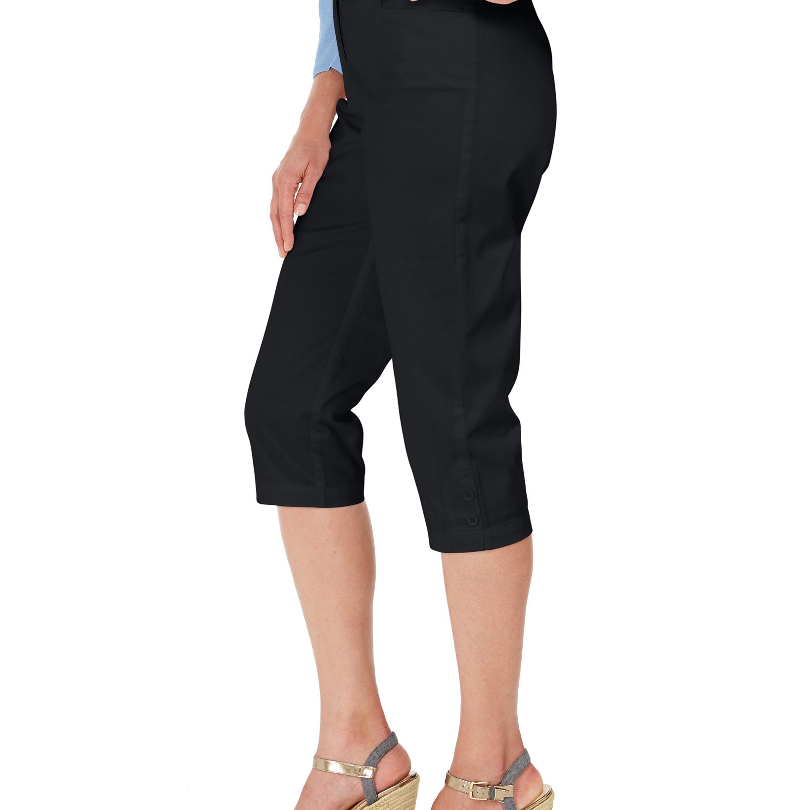 Karen Scott Women Comfort Waist Capri Pants
