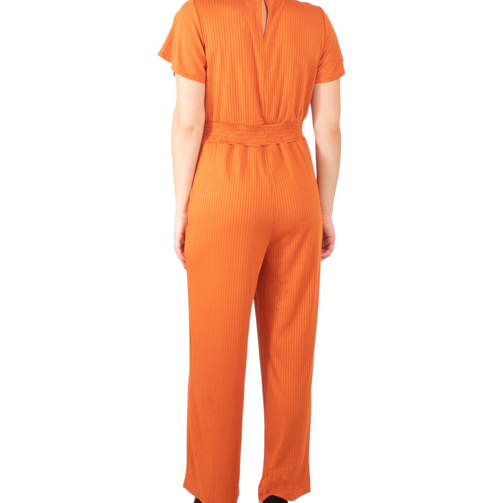 NY Collection Women Petite Belted Jumpsuit