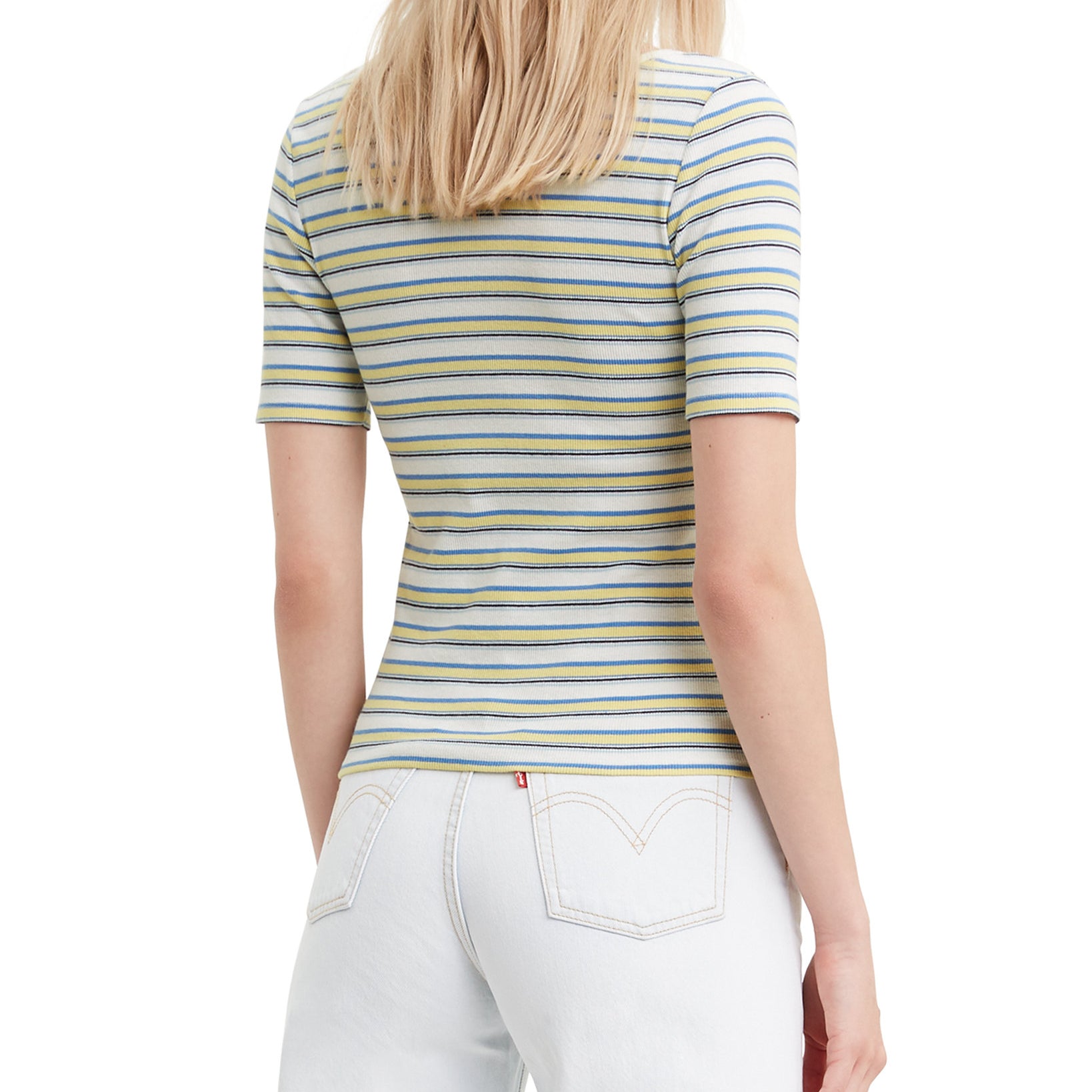 Levis Women Venice Striped Stretch T Shirt