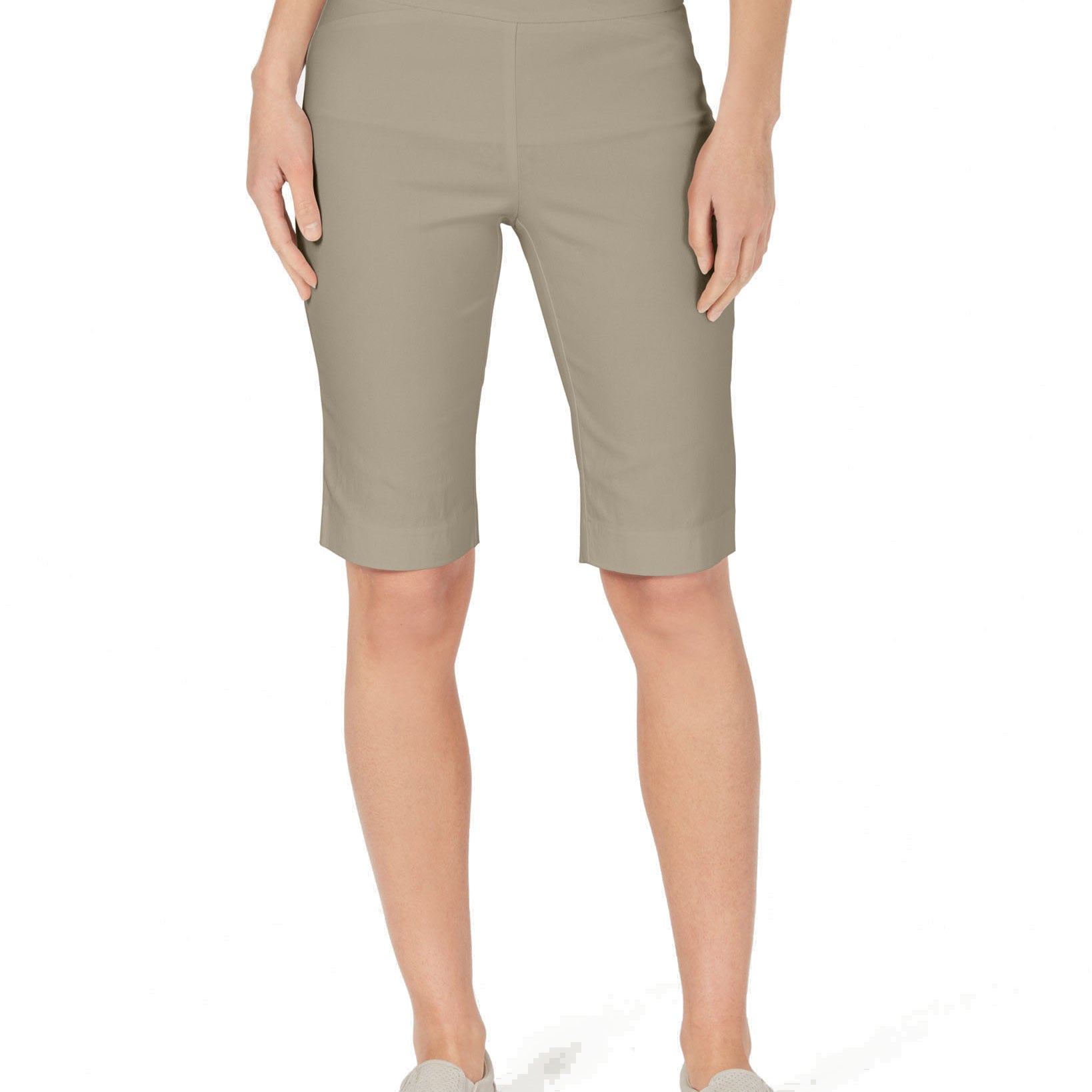 Charter Club Women Pull On Bermuda Shorts Sedona Dust
