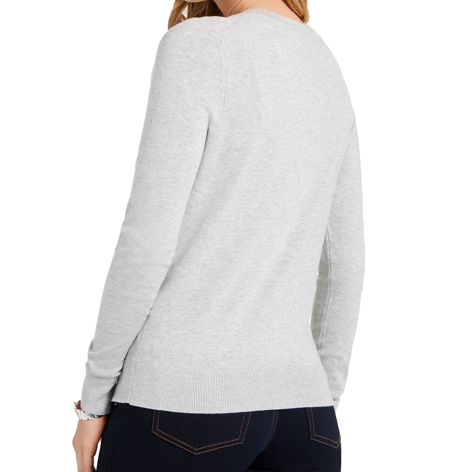 Charter Club Women Long Sleeve Button Front Cardigan