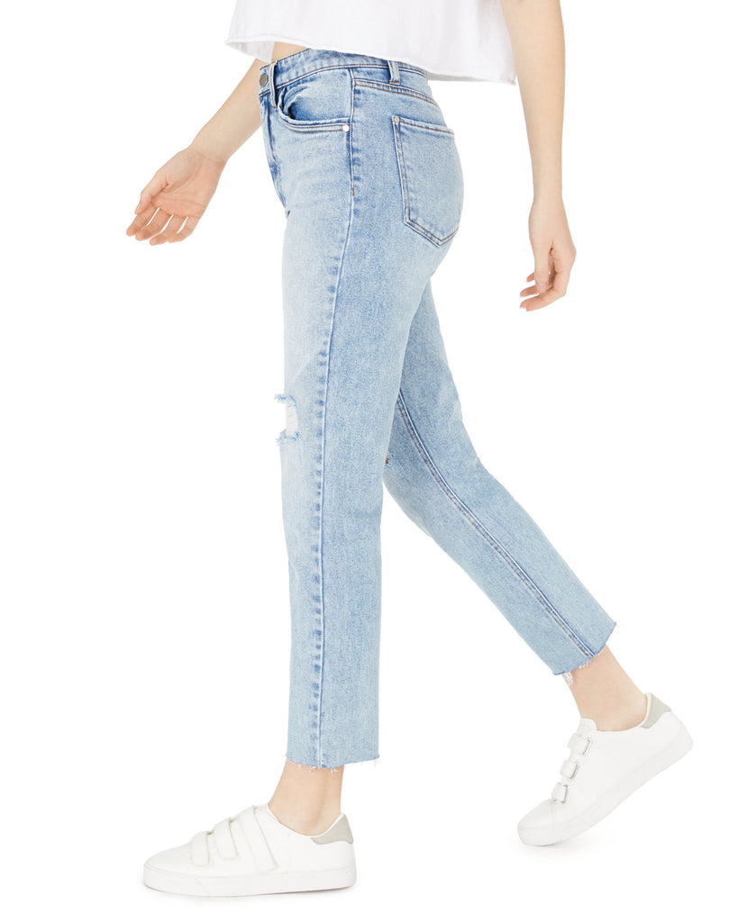 Tinseltown Women High Rise Cropped Jeans