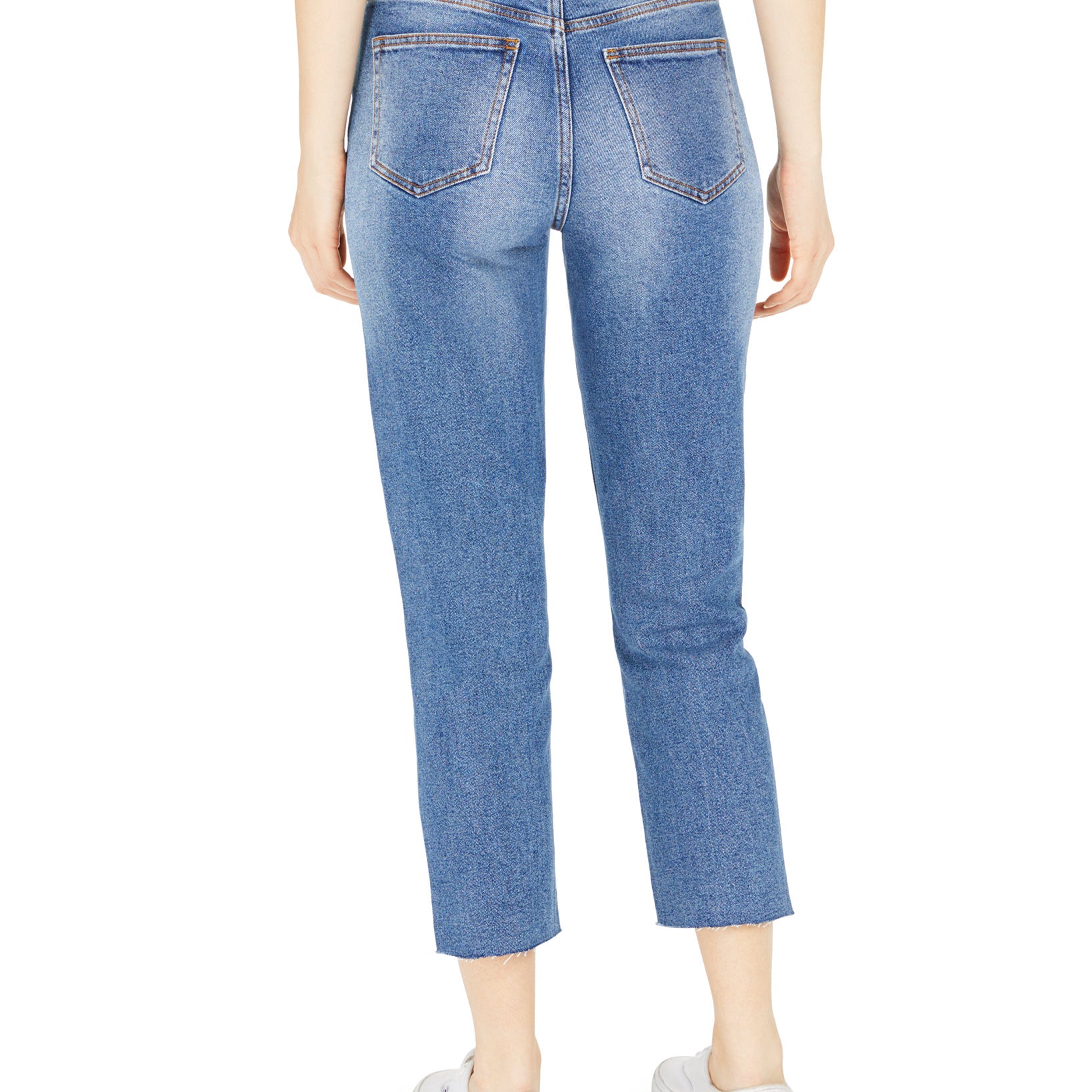 Celebrity Pink Womens Cropped Straight Leg Jeans