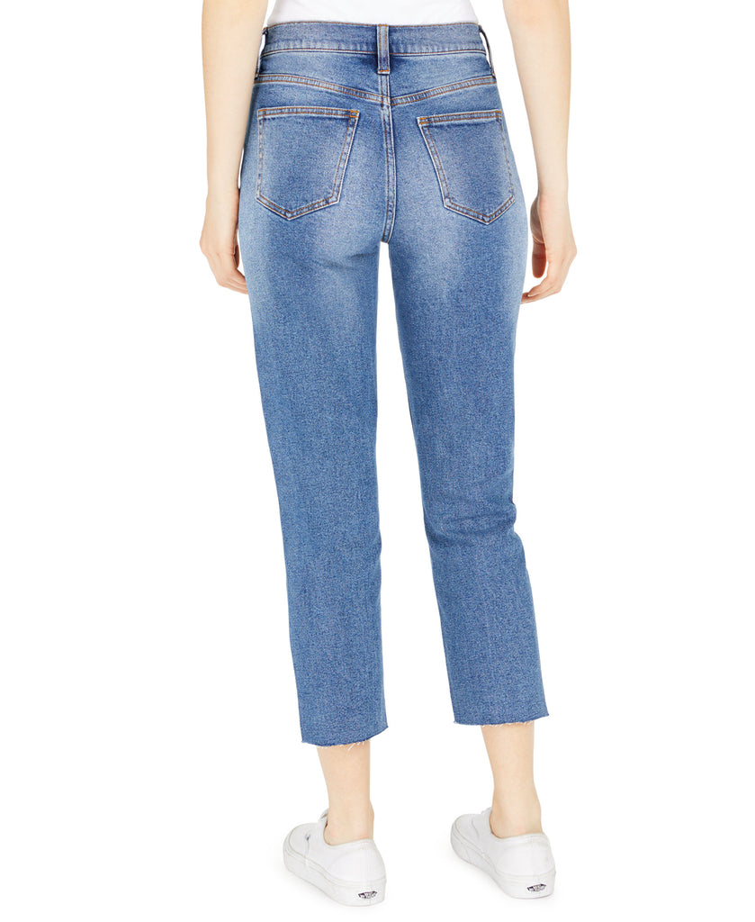 Celebrity Pink Womens Cropped Straight Leg Jeans