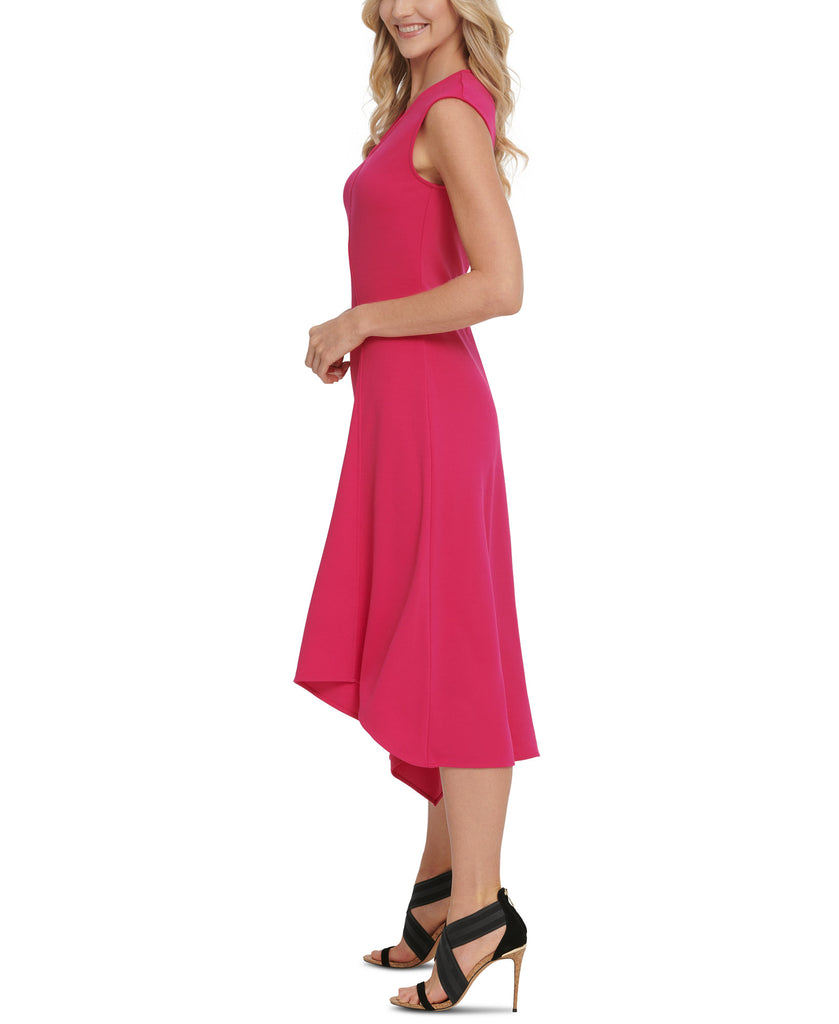 DKNY Women Asymmetrical Midi Dress