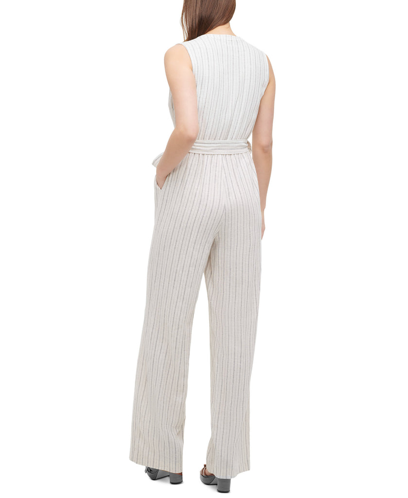 Calvin Klein Women Striped Sleeveless Jumpsuit