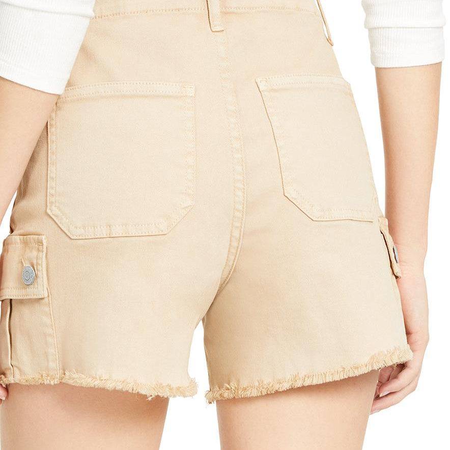 Vigoss Jeans Women Raw Edge High Rise Cargo Shorts