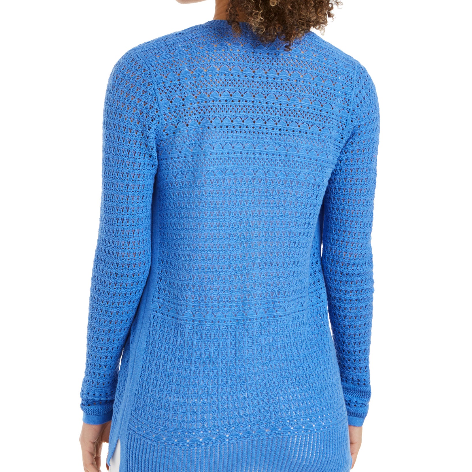 Charter Club Women Open Front Pointelle Cardigan