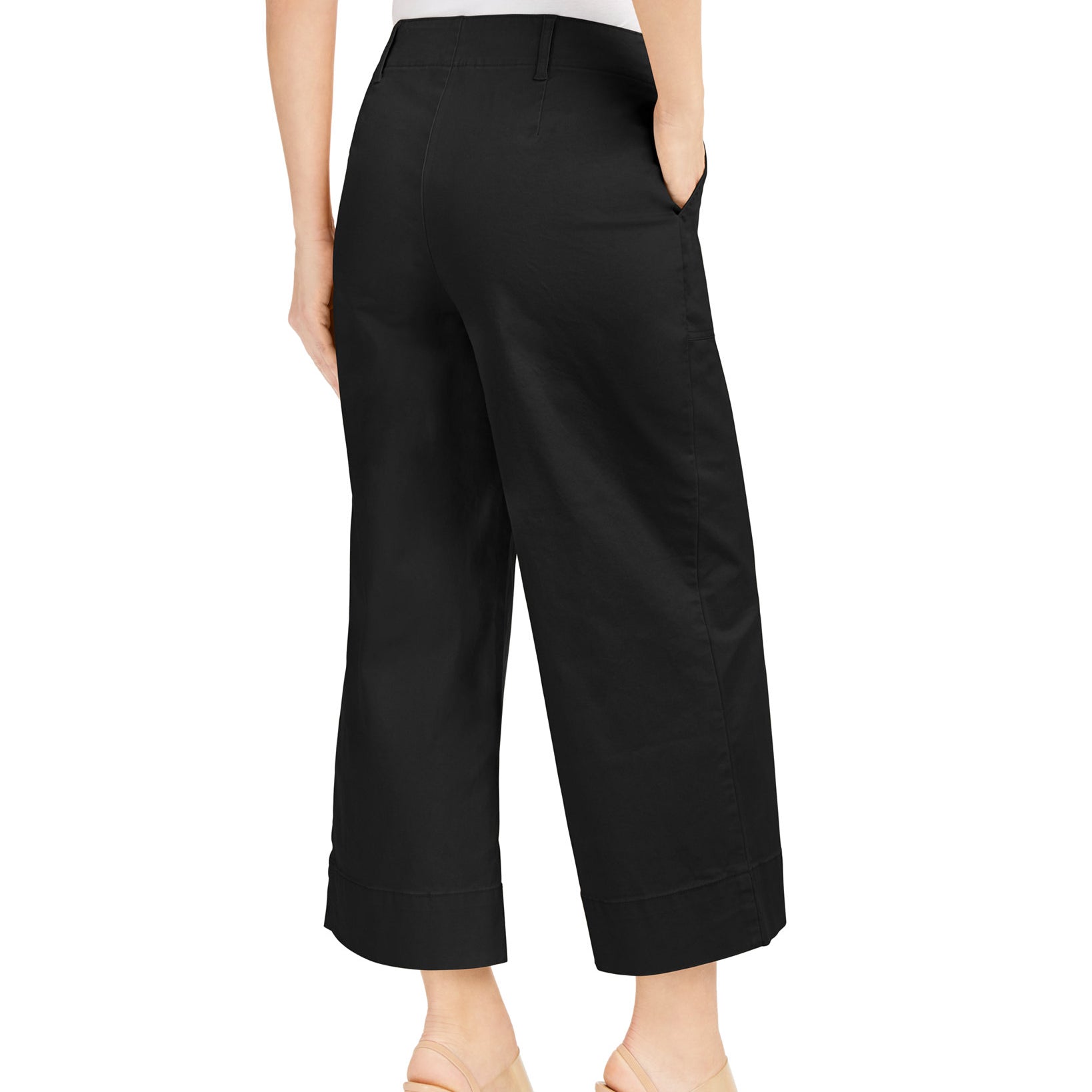 INC International Concepts Women Button Fly Culottes