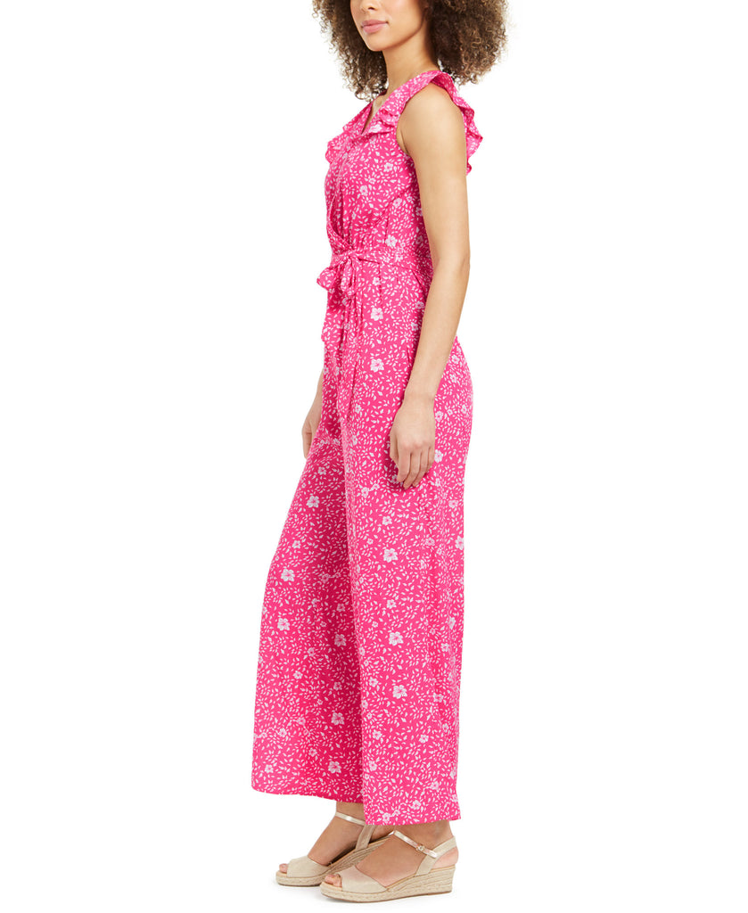 Charter Club Women Printed Belted Jumpsuit