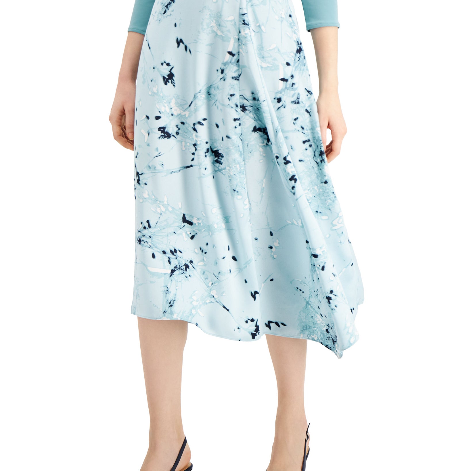 Alfani Women Print A Line Skirt Impression Wisp