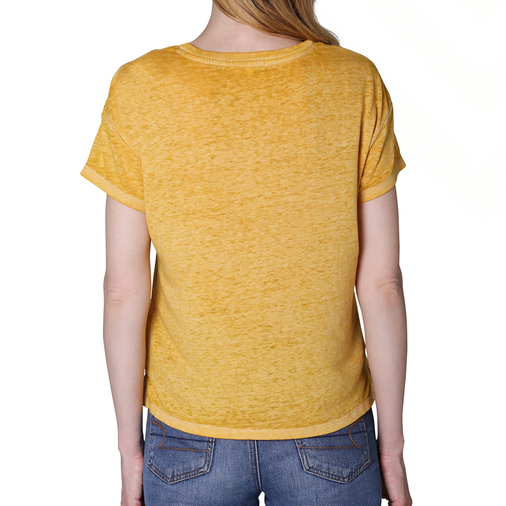 Ultra Flirt Women Crewneck Burnout T Shirt