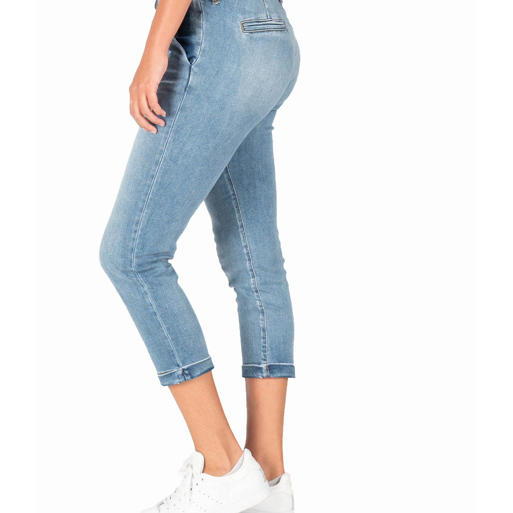 Kut from the Kloth Women Jennifer High Rise Elastic Waist Jeans