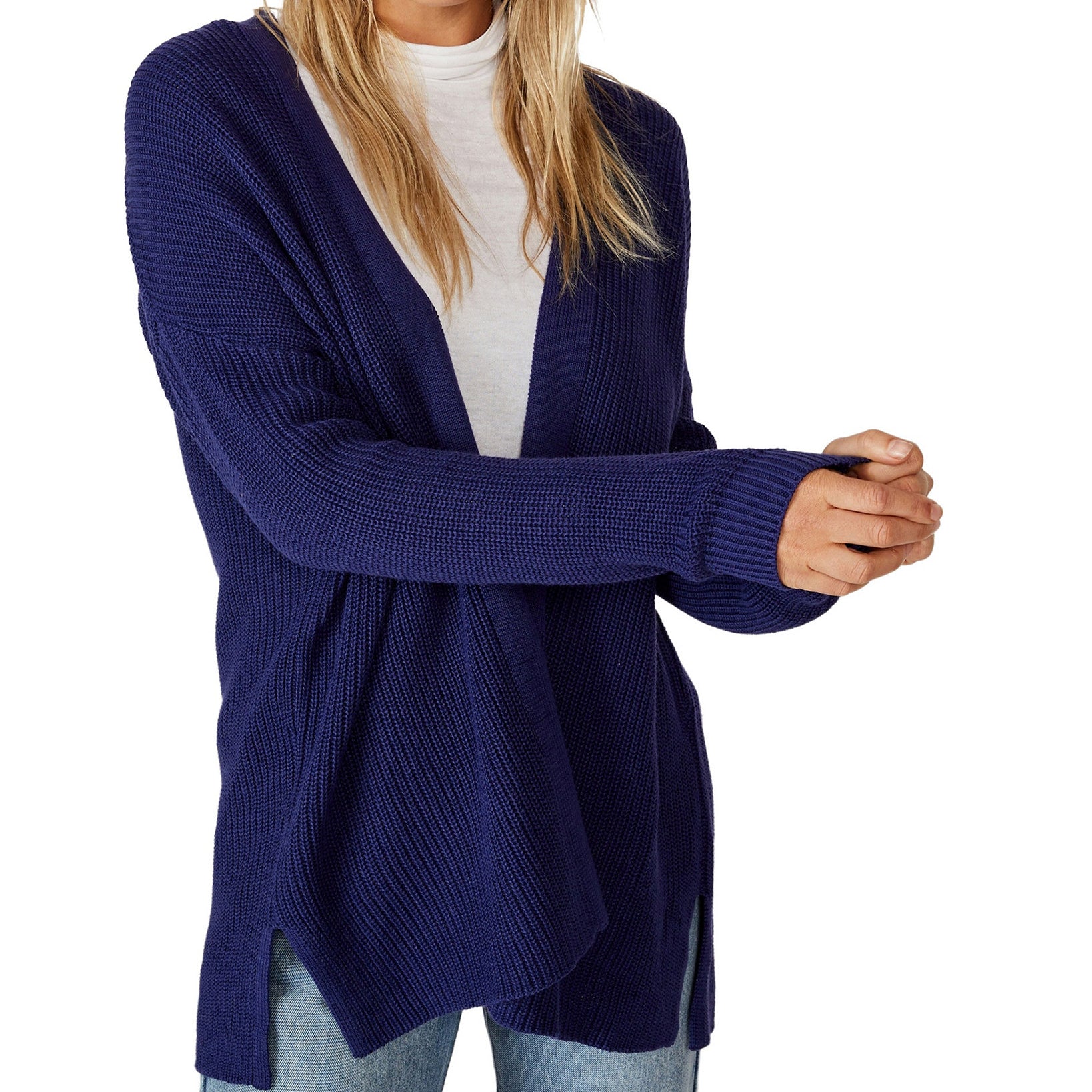 COTTON ON Women Archy Cardigan Medieval Blue