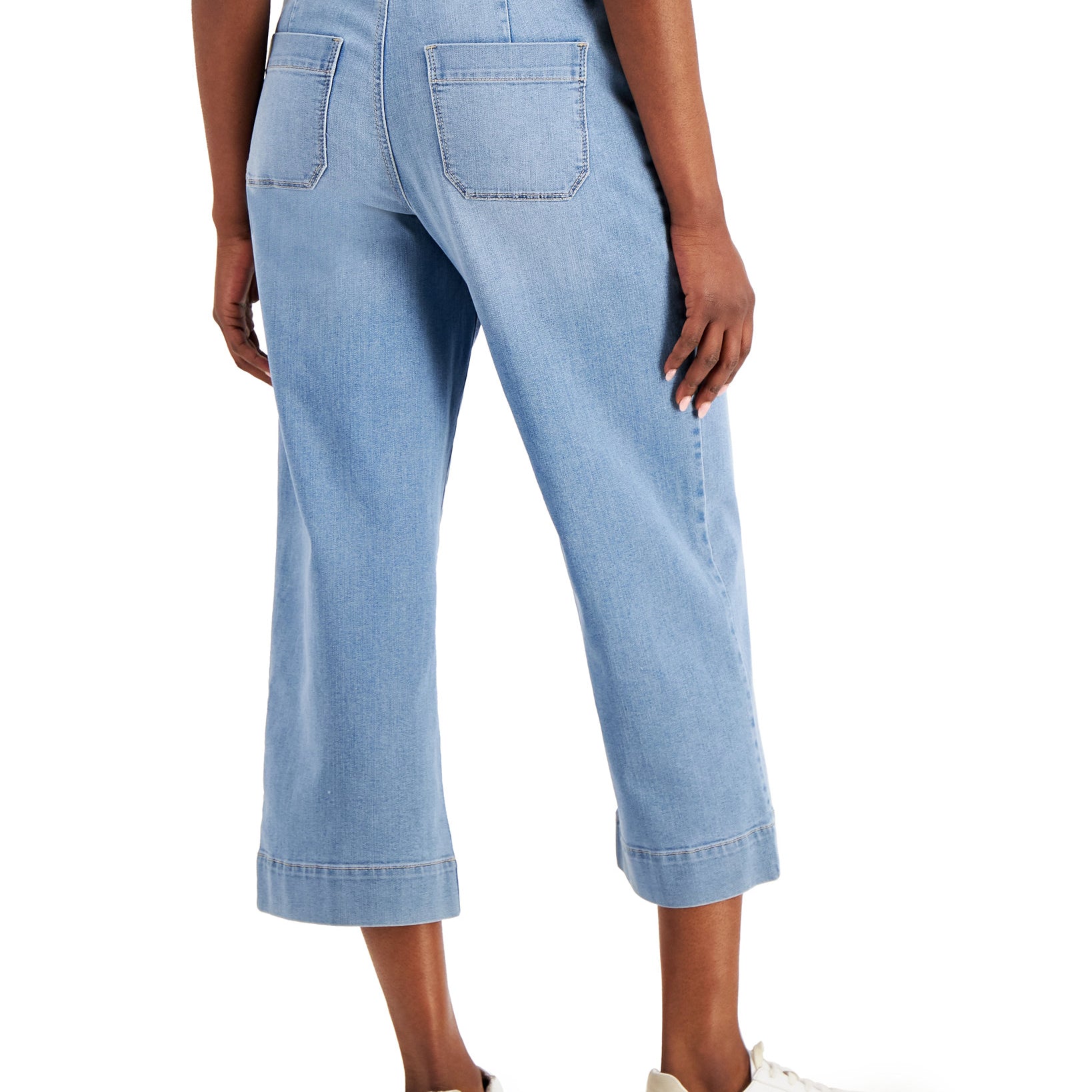Charter Club Women Cropped Wide Leg Jeans