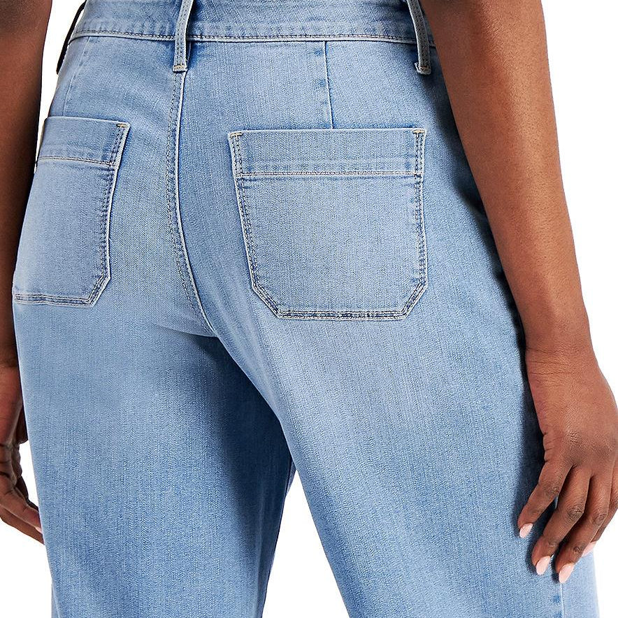 Charter Club Women Cropped Wide Leg Jeans