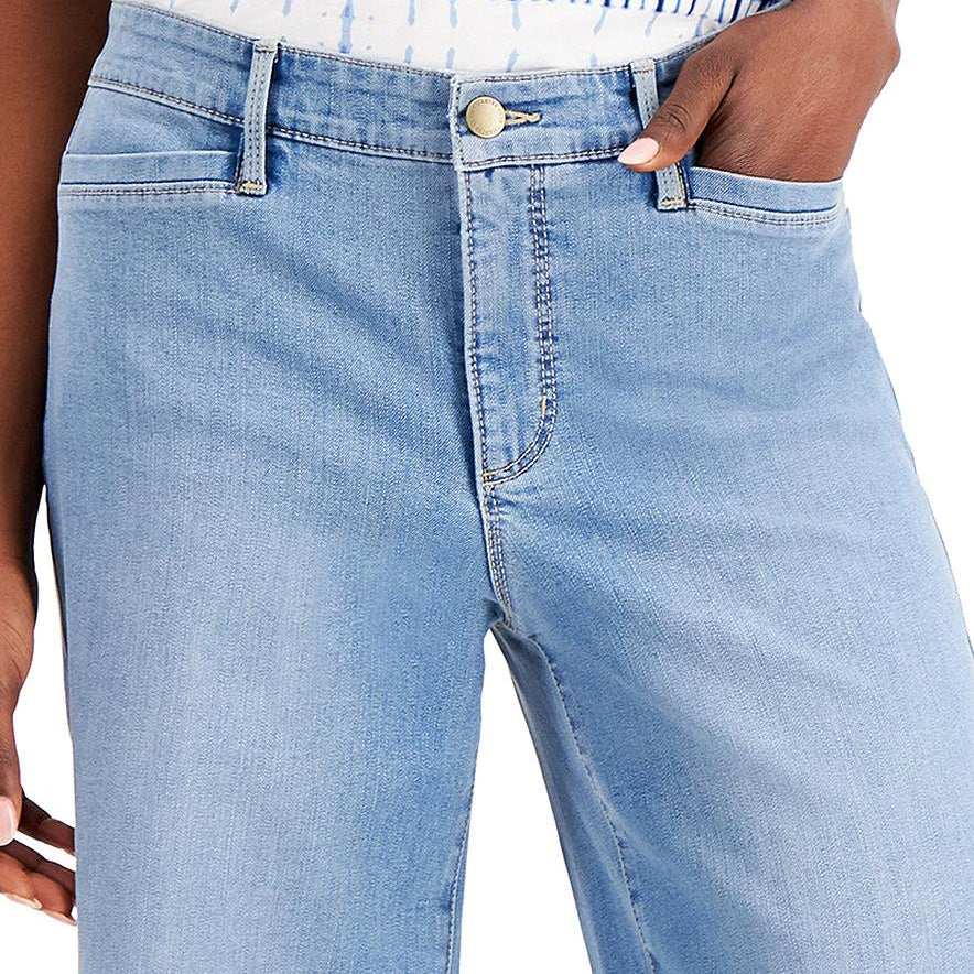 Charter Club Women Cropped Wide Leg Jeans