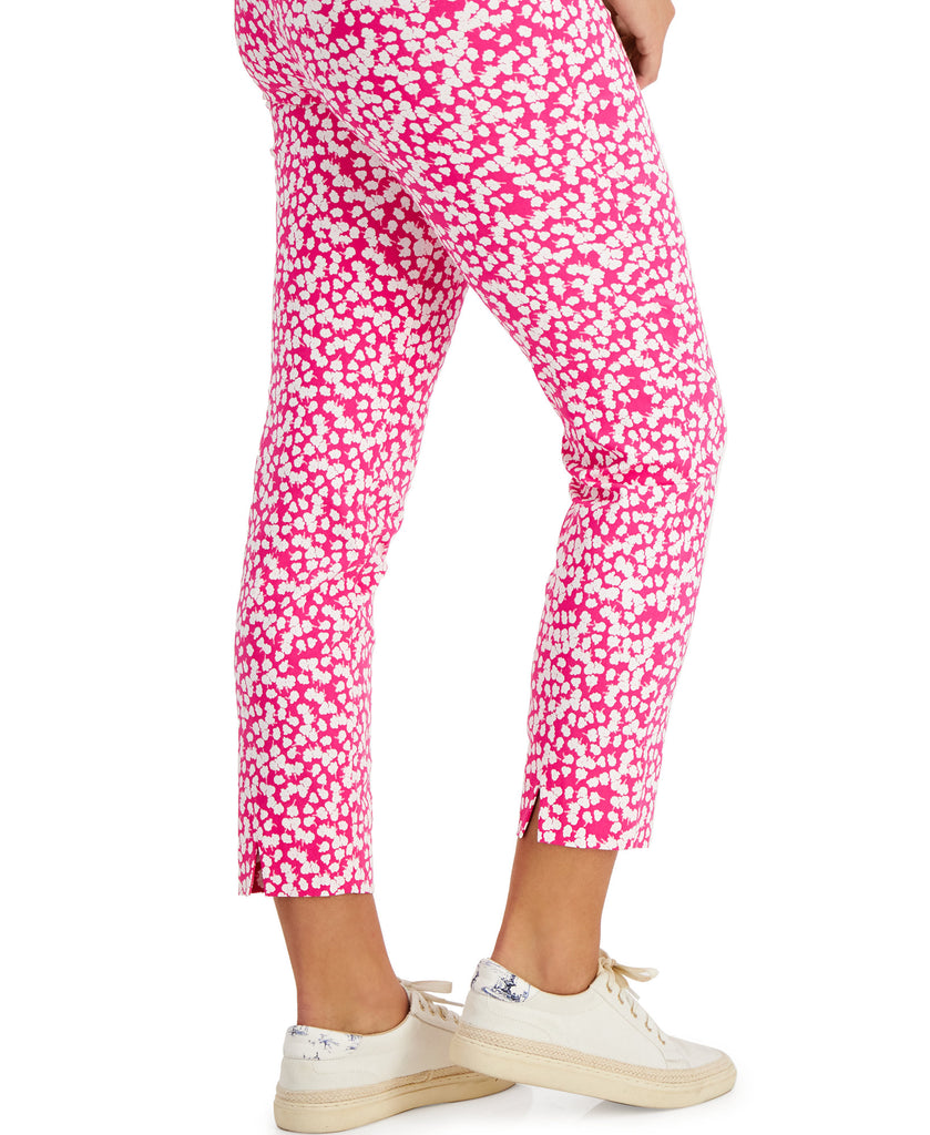 Charter Club Women Floral Print Pull On Pants