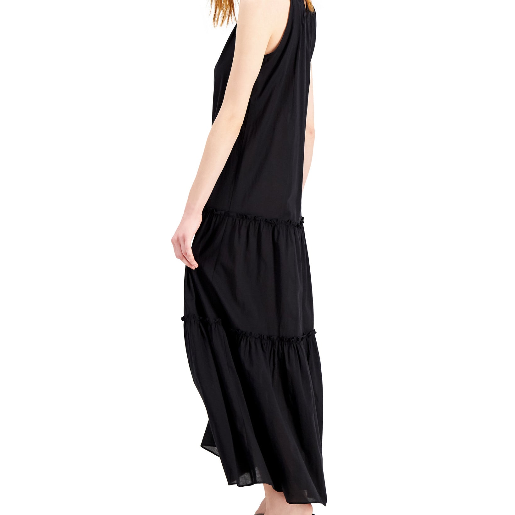 INC International Concepts Women Tiered Halter Maxi Dress